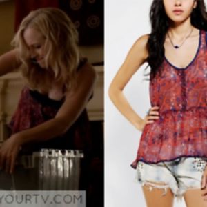 Urban Outfitters Tank seen on Caroline Forbes